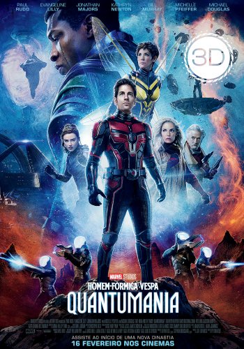 HOMEM FORMIGA E A VESPA QUANTUMANIA 3D