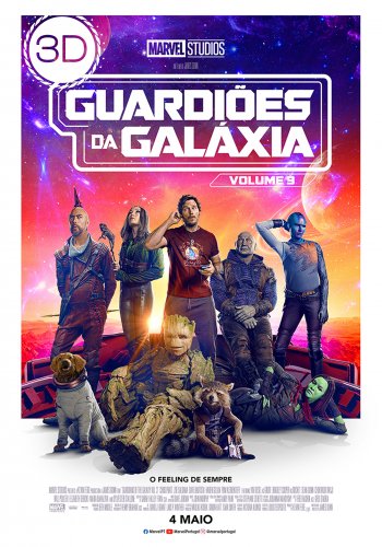 GUARDIOES DA GALAXIA VOL 3 3D